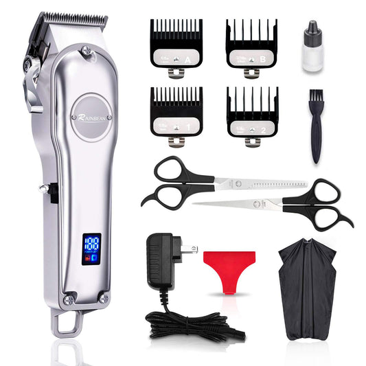 Hommes Tondeuse 3 dans 1 IPX7 Étanche Barbe Tondeuse Toilettage Kit Sans Fil Tondeuse À Cheveux pour Femmes et Enfants LED affichage USB Rechargeable Amazon Interdit