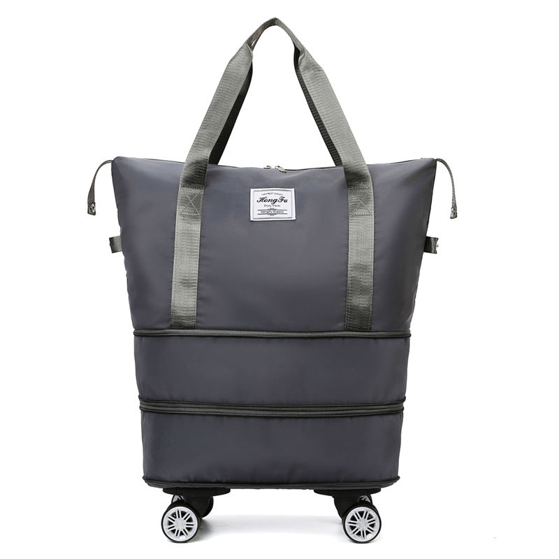 Nouveau sac universel de voyage de roue avec double-couche de séparation sèche et humide fitness yoga sacs à bandoulière sport fitness grande capacité sac à main femme