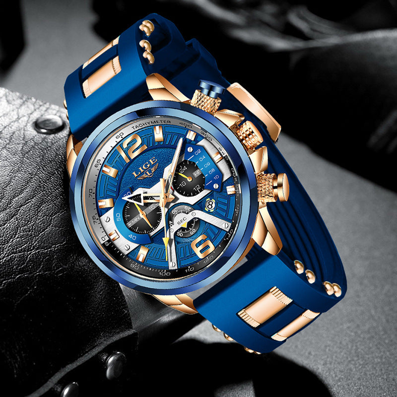 Montre multifonction Lige pour homme,