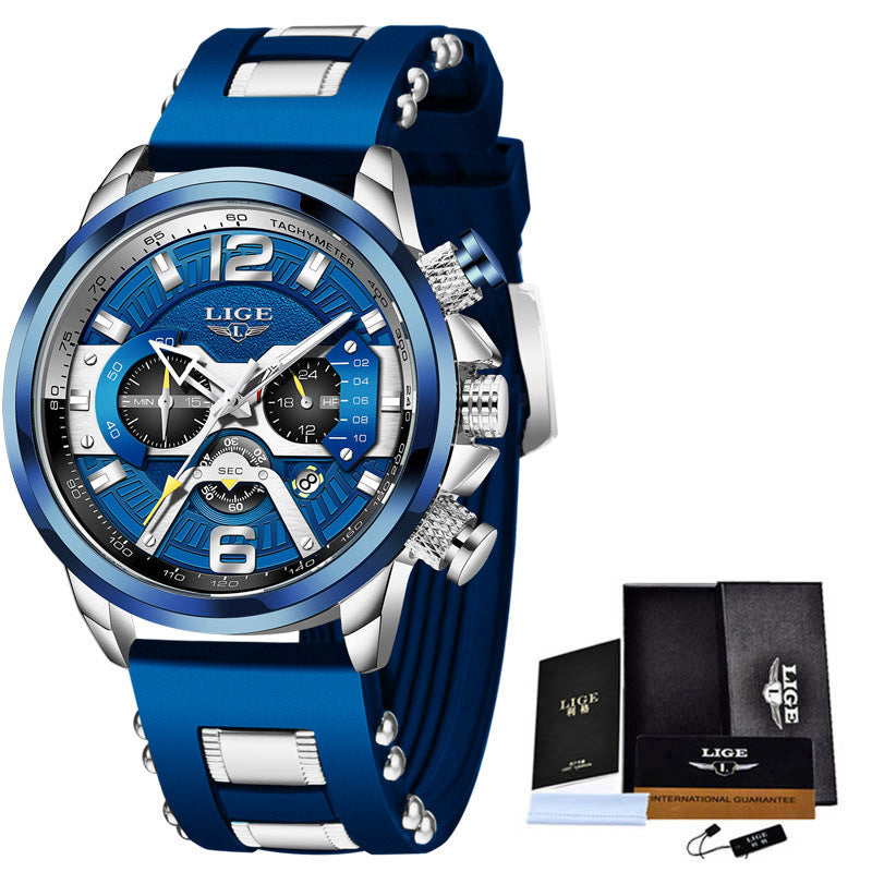 Montre multifonction Lige pour homme,