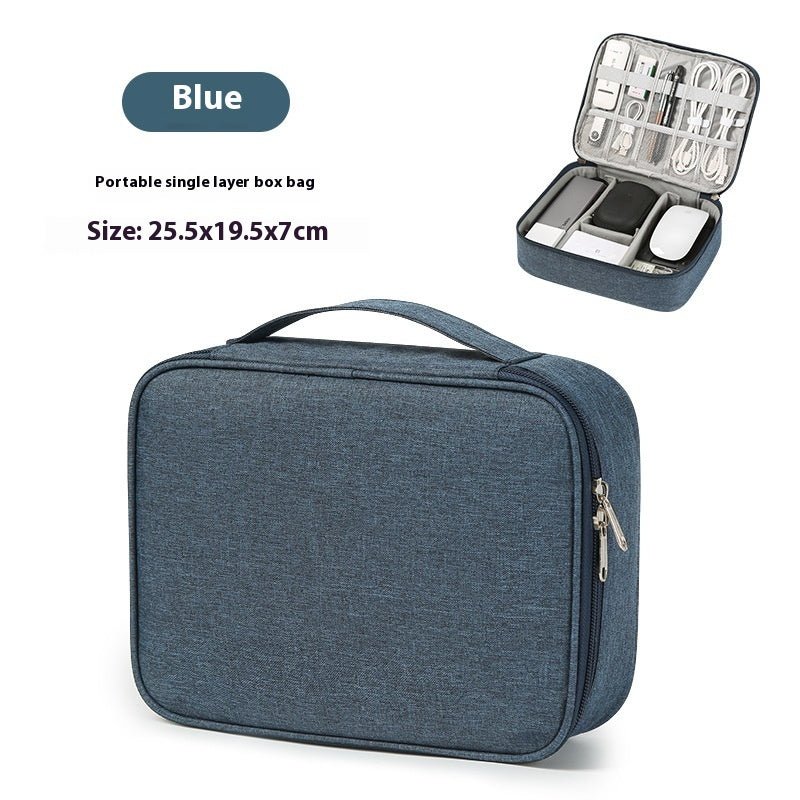 Data Cable Storage Bag Mobile Power Box Travel Portable Digital Accessories Organizing Folders - tout pour vous, Madame!