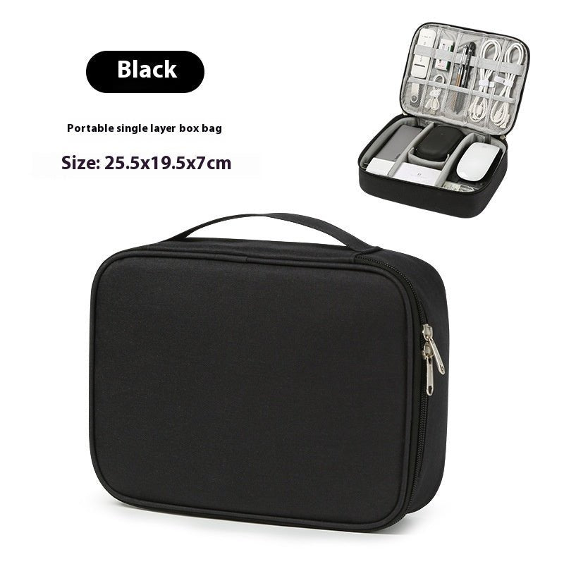 Data Cable Storage Bag Mobile Power Box Travel Portable Digital Accessories Organizing Folders - tout pour vous, Madame!